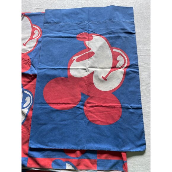 Vintage Mickey Mouse Twin Flat Sheet & Pillowcase Set - Picture 2 of 8